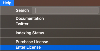 点击 Help | Enter License