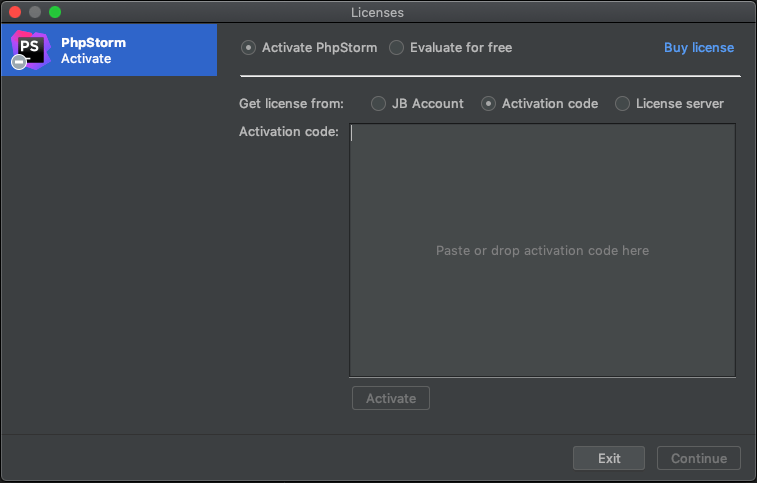 license webstorm activation code