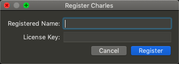 Register Charles 的输入框